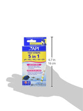 5-In-1 Test Strips Freshwater and Saltwater Aquarium Test Strips 25-Count Box