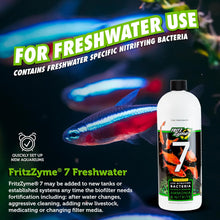 Aquatics zyme 7 Live Nitrifying Bacteria Naturally Removes Amonia & Nitrite for Freshwater Fish (32-Ounce)