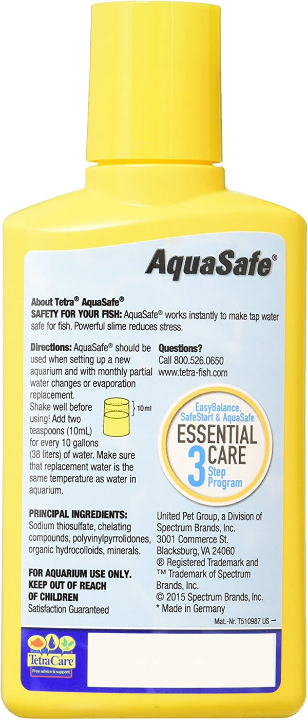 16172 Aquasafe Fish Tank Water Conditioner, 8.45 Fl Oz