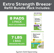 Purina  Breeze Cat Litter Extra Strength Refill Bundle