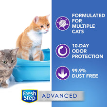 Clumping Cat Litter, Multi-Cat, Advanced Long Lasting Odor Control Kitty Litter with Activated Charcoal, Low Dust Formula, 37 Lb