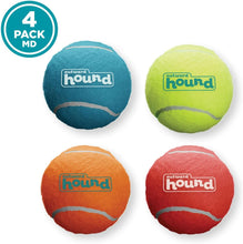 Squeaker Ballz Fetch Dog Toy, Medium - 4 Pack