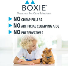 Boxie® Probiotic 40 Day Natural Odor Control Cat Litter, 28Lb Clumping Clay Kitty Litter