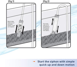 Aquarium Siphon Vacuum Gravel Cleaner Mini - 5 Inches