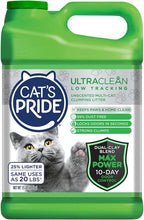 Max Power: Ultraclean Low Tracking Multi-Cat Clumping Litter - Keeps Paws & Home Clean - up to 10 Days of Powerful Odor Control - 99% Dust Free - Unscented, 15 Pounds