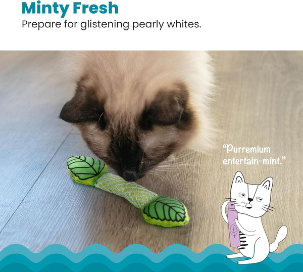 Fresh Breath Mint Stick Dental Cat Chew Toy