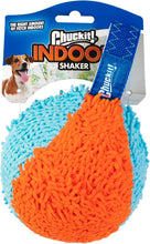 Chuckit Indoor Fetch Shaker Dog Toy (7.5 Inch), Orange and Blue