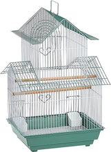 Prevue Hendryx SP1720-4 Shanghai Parakeet Cage, Green and White