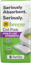 Purina  Cat Litter Breeze Pads Refill Pack Multi Cat Litter Pads - 8 Ct. Bags