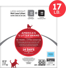 Purina  Lightweight Clumping Cat Litter, 24/7 Performance Multi Cat Litter - 17 Lb. Box