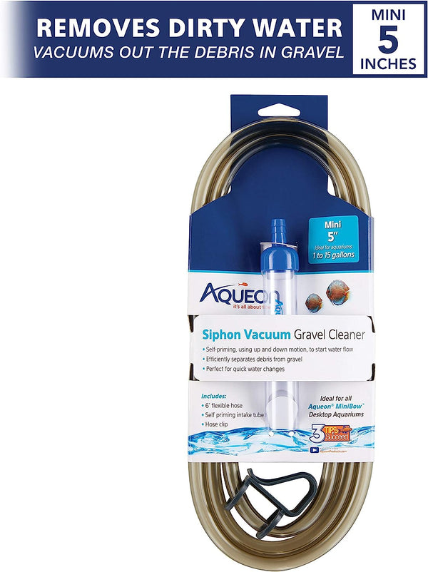 Aquarium Siphon Vacuum Gravel Cleaner Mini - 5 Inches