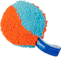 Chuckit Indoor Fetch Shaker Dog Toy (7.5 Inch), Orange and Blue