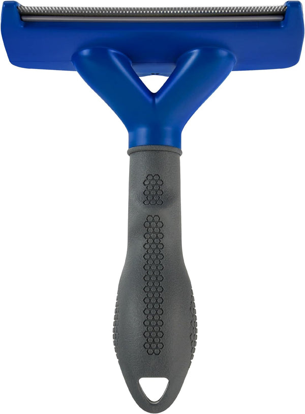 Undercoat Deshedding Tool for Dogs, Deshedding Brush for Dogs, Removes Loose Hair and Combats Dog Shedding,Blue