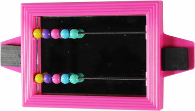 Bird Life - Mirror with Beads Toy | Easy to Attach to Any Bird Cage | Keep Your Birds Entertained and Stimulated (BA507)