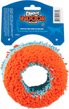 Chuckit Indoor Fetch Roller Dog Toy (7.5 Inch), Orange and Blue