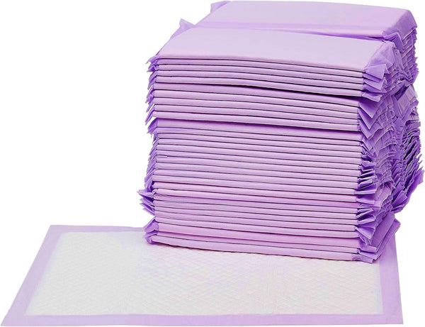 Cat Pad Refills for Litter Box, Fresh Scent, Pack of 40, Purple and White