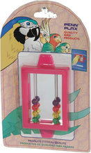 Bird Life - Mirror with Beads Toy | Easy to Attach to Any Bird Cage | Keep Your Birds Entertained and Stimulated (BA507)