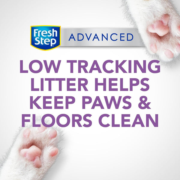 Clumping Cat Litter, Multi-Cat, Advanced Long Lasting Odor Control Kitty Litter with Activated Charcoal, Low Dust Formula, 37 Lb