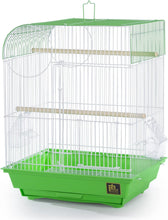 Prevue Pet Products South Beach Flat Top Bird Cage, Lime Green (SP50091),14 1/8