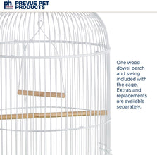 Prevue Hendryx SP31999G Classic round Bird Cage, Green,1/2