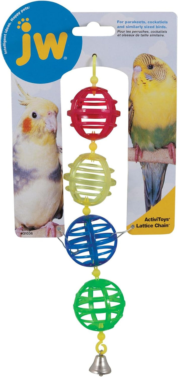 Pet Company Activitoy Lattice Chain Small Bird Toy, Colors Vary