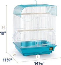 Prevue Pet Products South Beach Flat Top Bird Cage, Teal (SP50061)