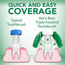 Dog Toothbrush & Toothpaste Kit - Natural Ingredients Reduce Plaque, Whiten Teeth, Freshen Breath