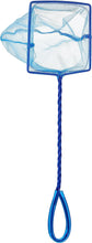 3-Inch Blue Fine Nylon Net with 10-Inch Handle, Aquarium Maintenance Tool, Blue, 11273