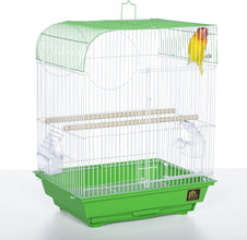 Prevue Pet Products South Beach Flat Top Bird Cage, Lime Green (SP50091),14 1/8