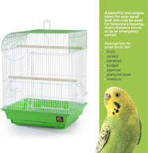 Prevue Pet Products South Beach Flat Top Bird Cage, Lime Green (SP50091),14 1/8