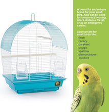 South Beach Dome Top Bird Cage, Teal (SP50071),14 1/8