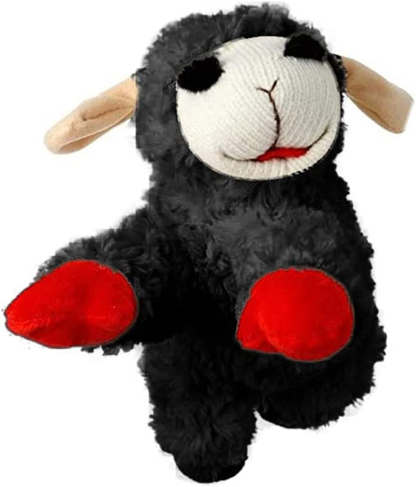 Officially Licensed Black Lamb Chop, 10.5 Inch Plush Squeak Pet Toy