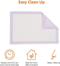 Cat Pad Refills for Litter Box, Fresh Scent, Pack of 40, Purple and White