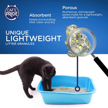 Premium Lightweight Clumping Litter: Pure & Fresh - up to 10 Days of Powerful Odor Control - Multi-Cat, Scented, 10 Pounds