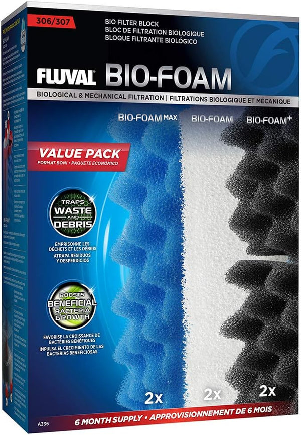 306/307 Bio Foam Value Pack, Replacement Aquarium Filter Media