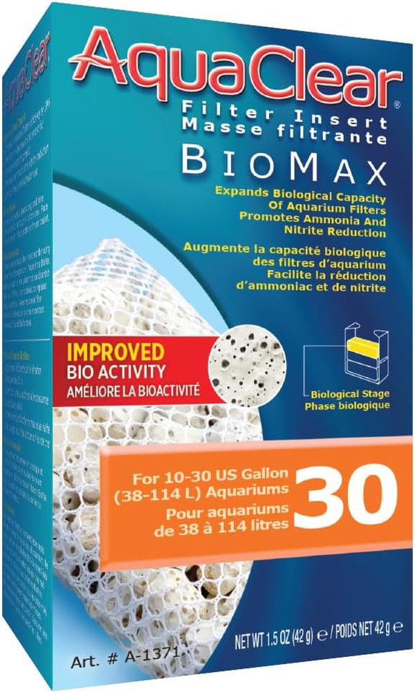 A1371 30-Gallon Biomax, 65G (2.3OZ) , White