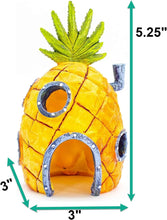 (SBR10EO Spongebob Squarepants Officially Licensed Aquarium Ornament – Spongebob’S Pineapple House – Medium