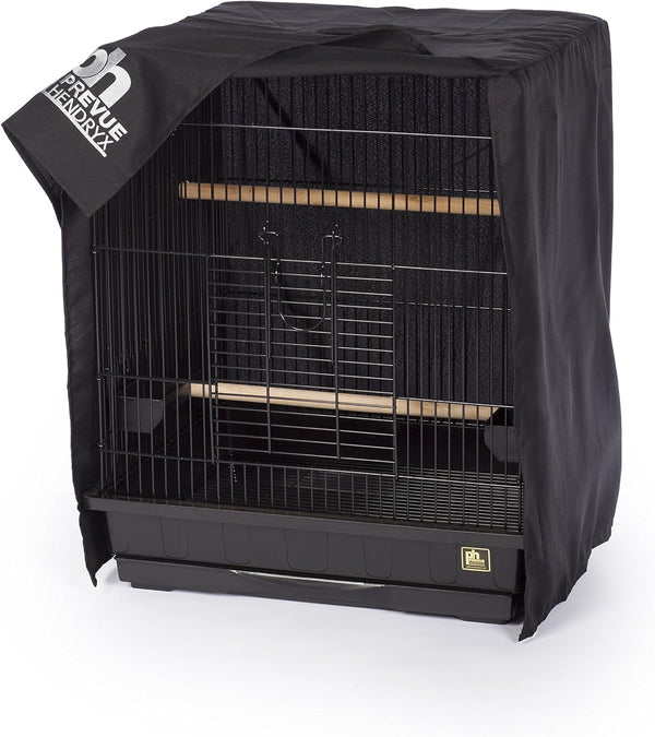 Prevue Hendryx Pet Products Universal Bird Cage Cover, Medium, Black