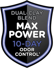 Max Power: Bacterial Odor Control - up to 10 Days of Powerful Odor Control - Strong Clumping - 99% Dust Free - Multi-Cat Litter, Scented, 15 Pounds