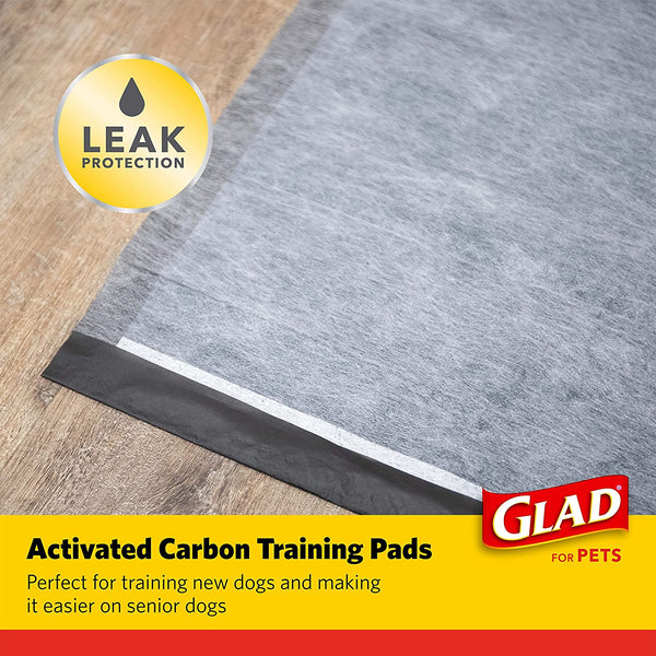 for Pets Black Charcoal Puppy Pads 23" X 23" All-In-One | Puppy Potty Training Pads That ABSORB & NEUTRALIZE Urine Instantly | New & Improved Quality Puppy Pee Pads, 100 Count