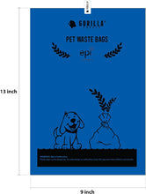 Dog Poop Waste Bags with Dispenser and Leash Tie, 9