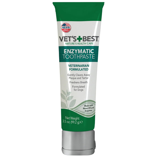 Vet’S Best Enzymatic Dog Toothpaste | Teeth Cleaning and Fresh Breath Dental Care Gel | Vet Formulated | 3.5 Ounces | Grape Flavor