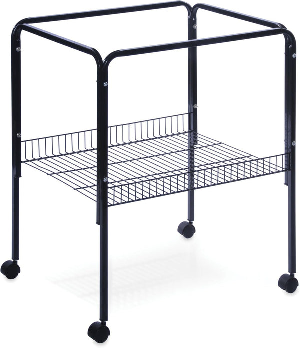 Prevue Pet Products Rolling Stand with Shelf, Black Small