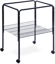 Prevue Pet Products Rolling Stand with Shelf, Black Small