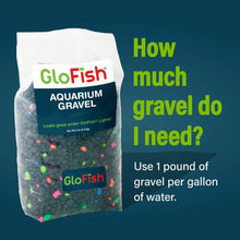 Aquarium Gravel, Fish Tank Gravel, Black with Fluorescent Accents, Compliments  Tanks, 5 Lb Bag