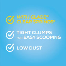 Purina  Low Dust, Multi Cat, Clumping Cat Litter, Lightweight Glade Clear Springs - 17 Lb. Box