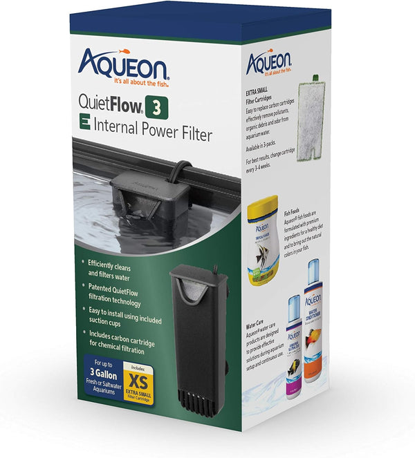 Quietflow E Internal Power Filter Extra Small - 3 Gallon