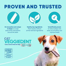 CET Veggiedent FR3SH Tartar Control Chews for Dogs, Small