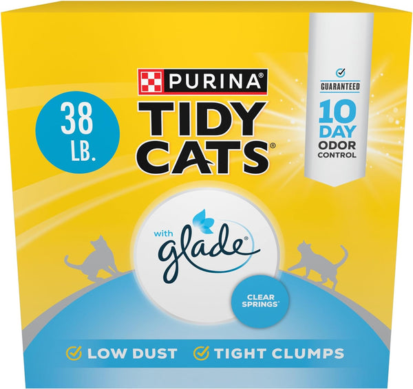 Purina  Clumping Multi Cat Litter, Glade Clear Springs - 38 Lb. Box