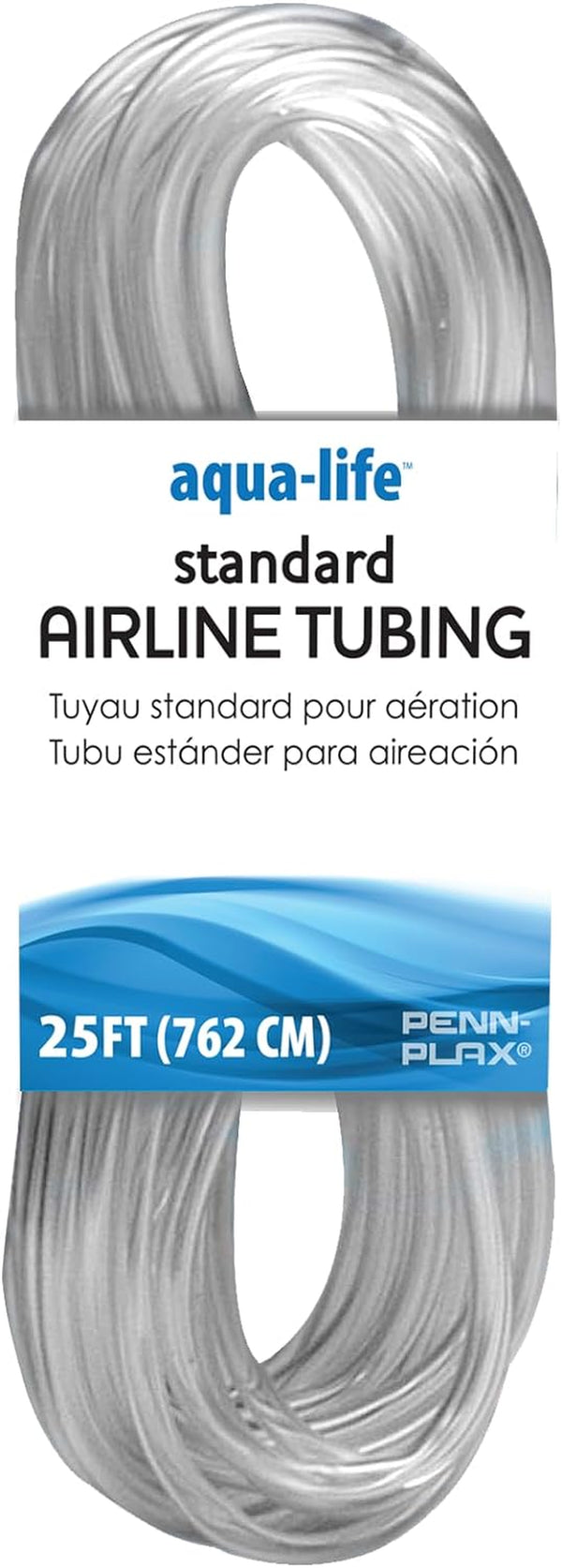 Standard Airline Tubing for Aquariums – Clear and Flexible – Resists Kinking – Safe for Freshwater and Saltwater Fish Tanks – 25 Feet